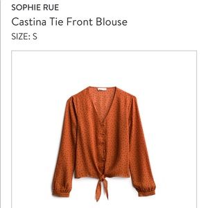Stitch Fix - Tie Front Blouse